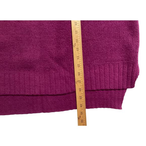 Free People Oversized Slouchy Tunic Relaxed Sweater Fit Cozy Plum Caspia sz S - Picture 6 of 9